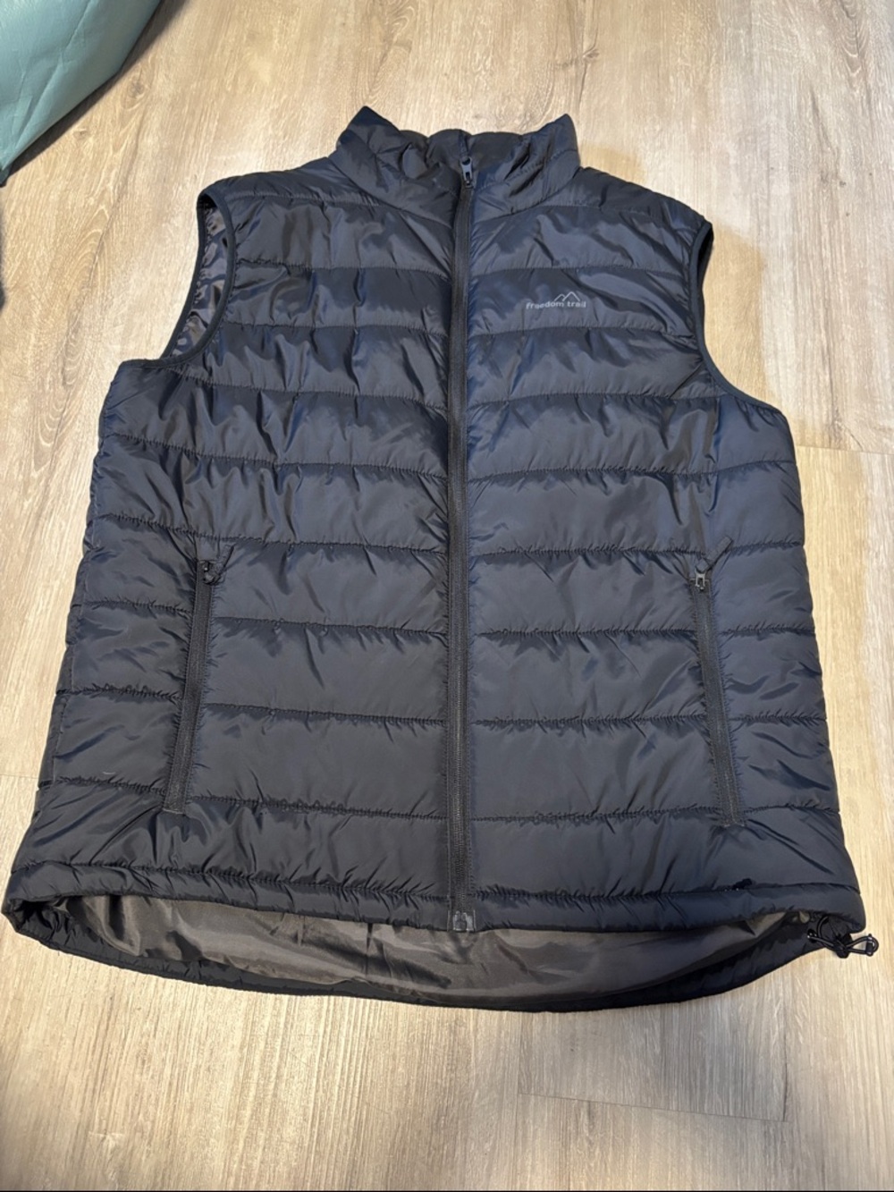 Men's Quilted‎ Black Insulated Vest - Lightweight Layering